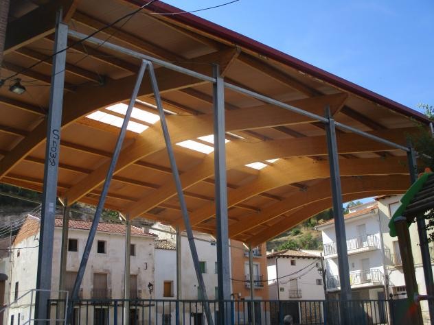 Foto: Pabellón cubierto multiusos - Almoguera (Castilla La Mancha), España