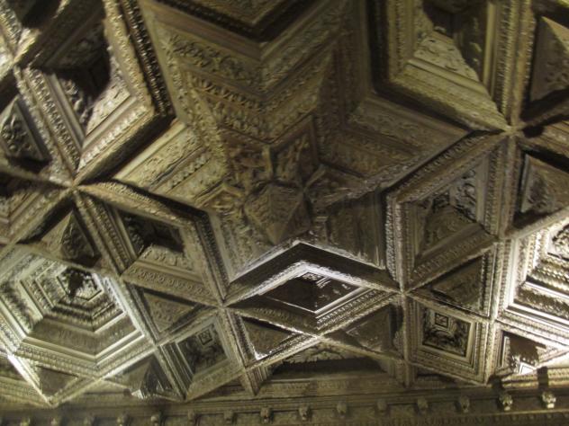 Foto: Magnífico artesonado en el techo de la Capilla Honda - Cuenca (Castilla La Mancha), España