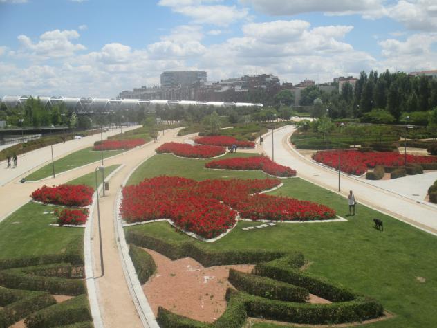 Foto: Jardines del parque Madrid-Río - Madrid (Comunidad de Madrid), España