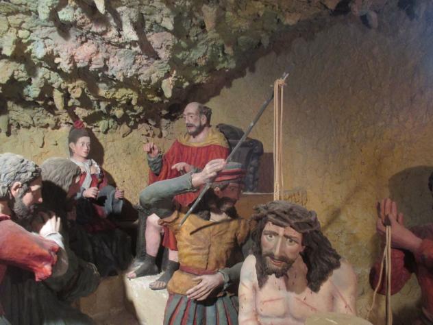 Foto: Escena de la pasión en la ermita de San Sebastián - Móndejar (Guadalajara), España