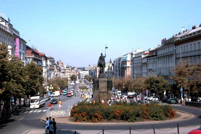 Foto: La preciosa y enorme plaza de Wenceslao - Praga (Hlavní Mesto Praha), República Checa