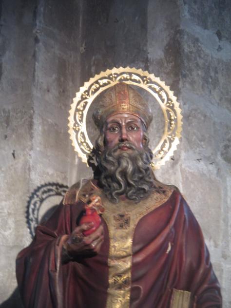 Foto: Imagen de San Agustín el patrón de la ciudad - Áviles (Asturias), España