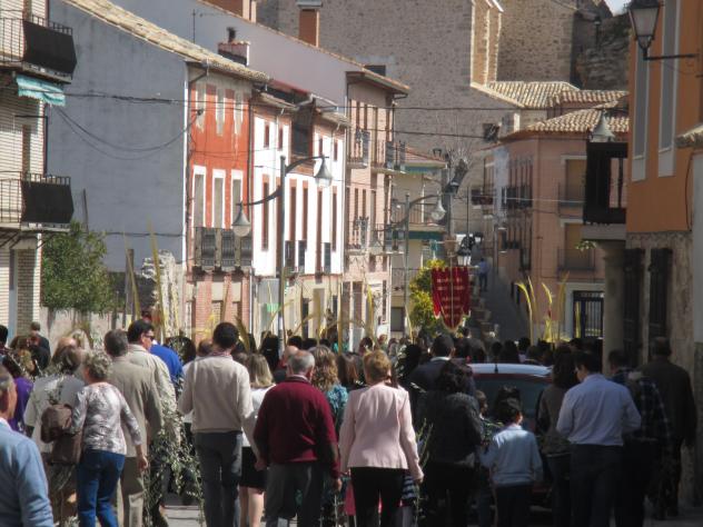 Foto: Procesión el domingo de ramos - Almoguera (Guadalajara), España