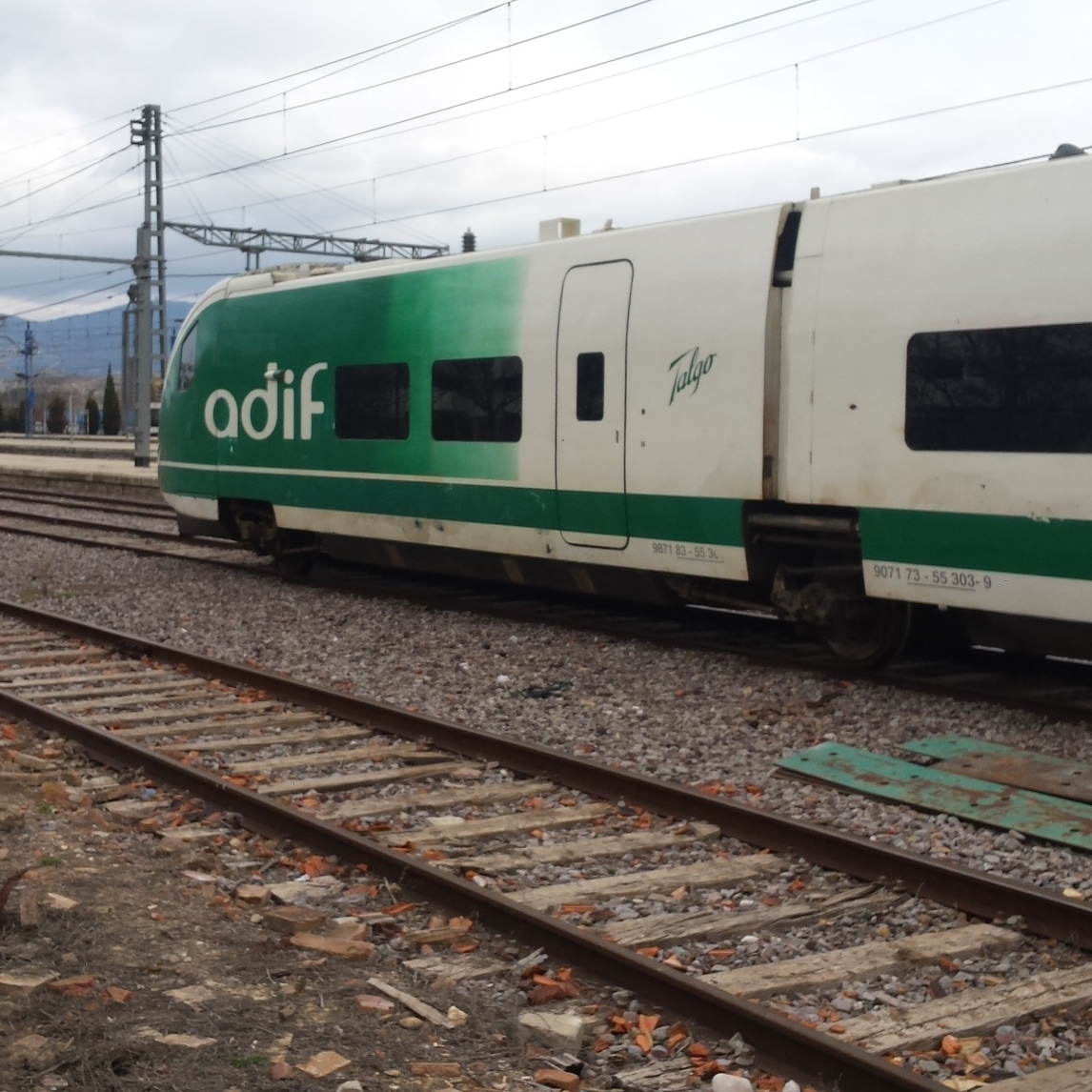 Foto: Composicion Talgo de ADIF - Calatayud (Zaragoza), España