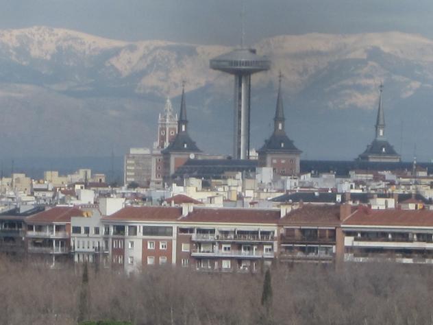 Foto: Sierra vista desde la Ciudad Universitaria - Madrid (Comunidad de Madrid), España