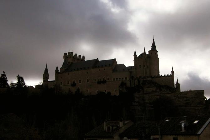 Foto: El alcázar al atardecer - Segovia (Castilla y León), España
