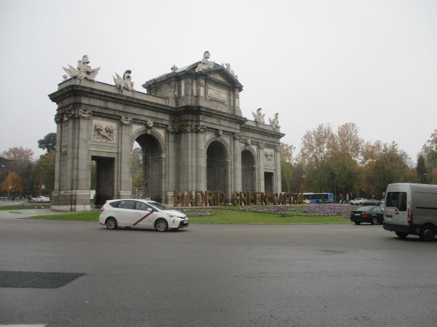 Foto: Puerta de Alcalá durante las jornadas sobre el cambio climático - Madrid (Comunidad de Madrid), España