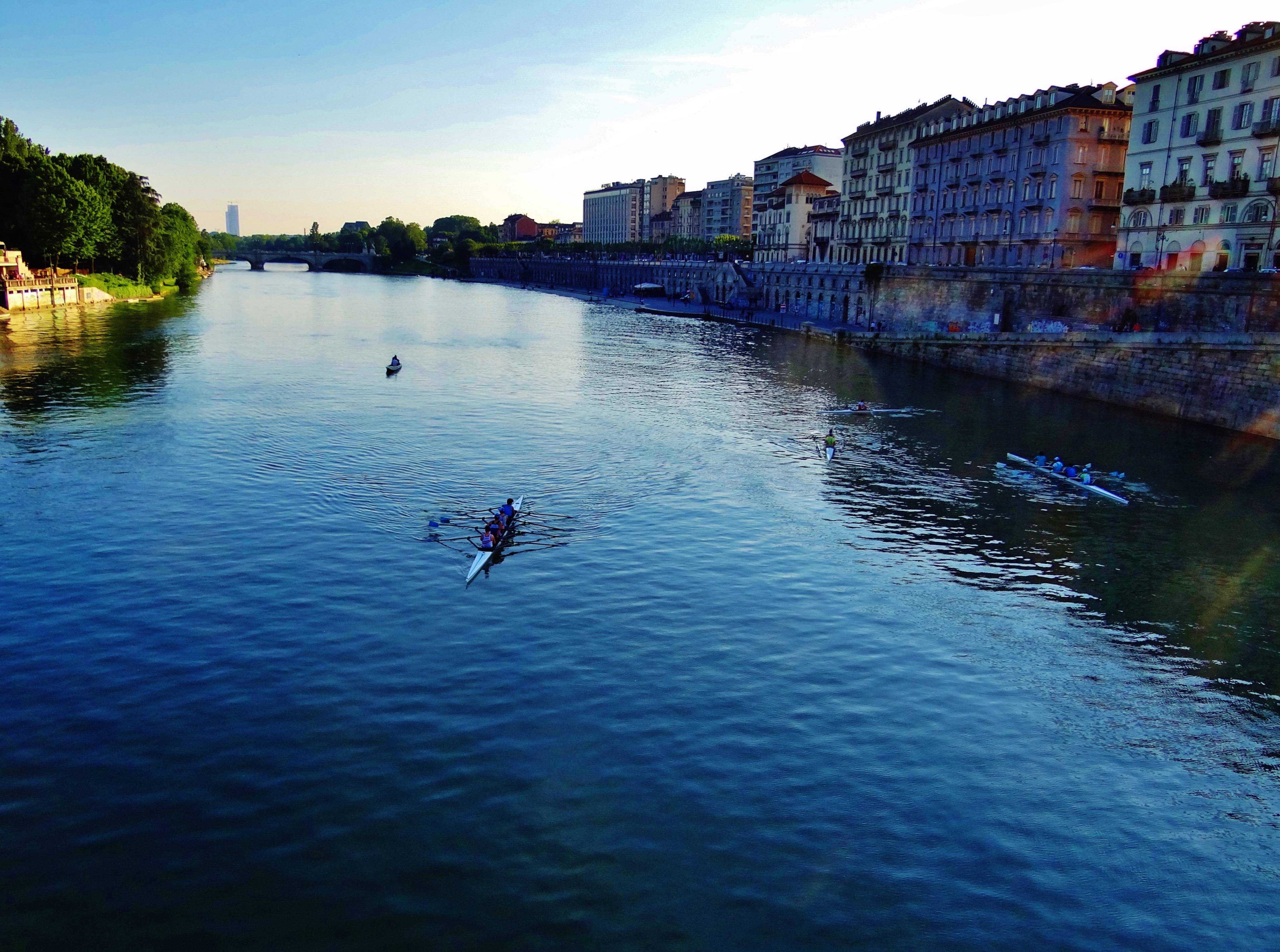 Foto: Río Po - Torino (Piedmont), Italia