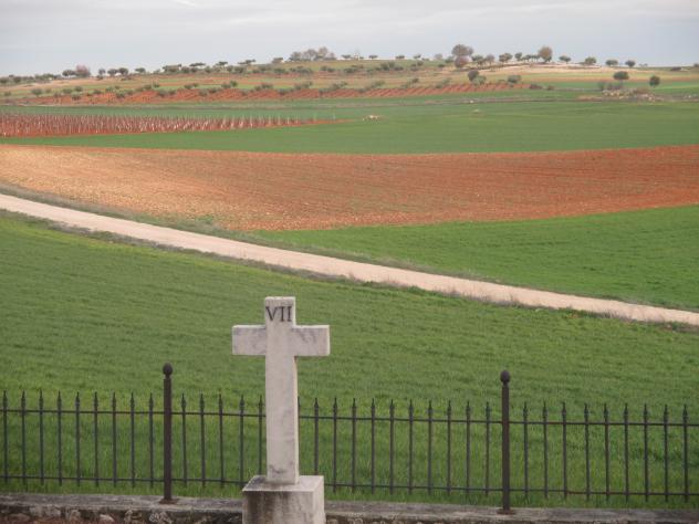 Foto: Campos vistos desde el recinto de la ermita de san Sebastián - Móndejar (Guadalajara), España