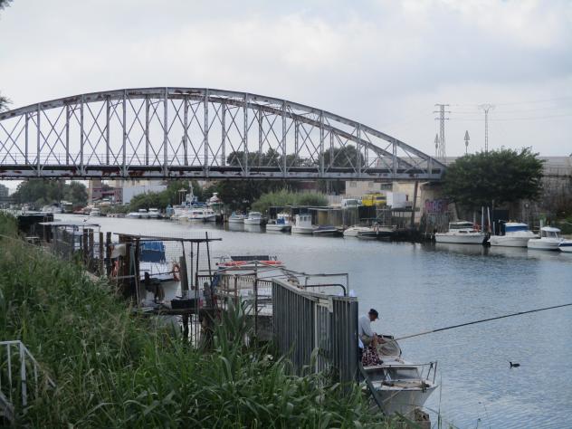 Foto: El original puente de Bega - Cullera (València), España