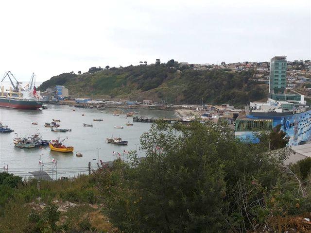 Foto: Vista de la bahía - San Antonio (Valparaíso), Chile