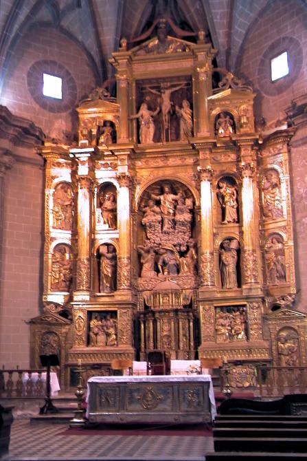 Foto: Retablo en el interior de la catedral - Albarracín (Teruel), España