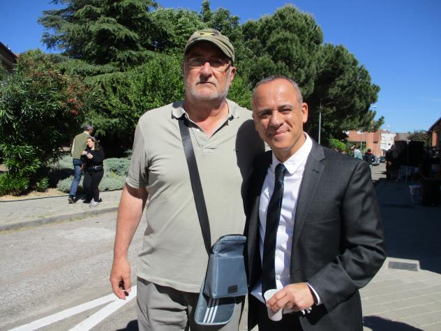 Foto: Con el gran actor Javier Gutierrez - Madrid (Comunidad de Madrid), España