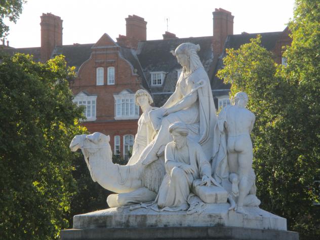Foto: Afríca en el memorial del Príncipe Alberto - Londres (England), El Reino Unido
