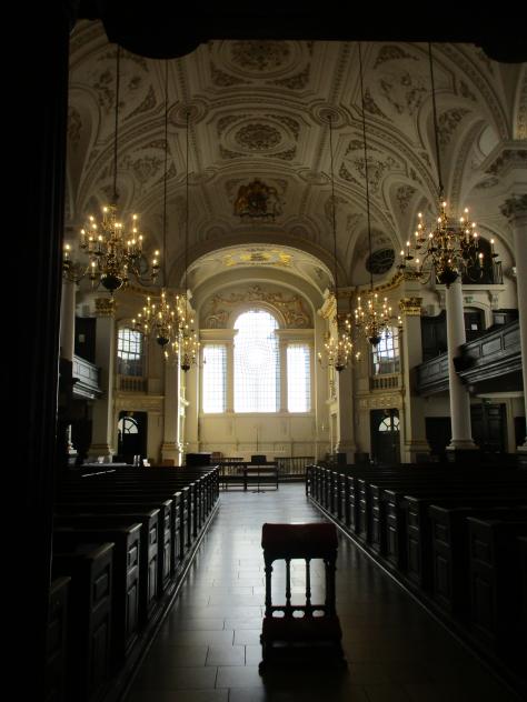 Foto: Interior de St Martin in the fields - Londres (England), El Reino Unido