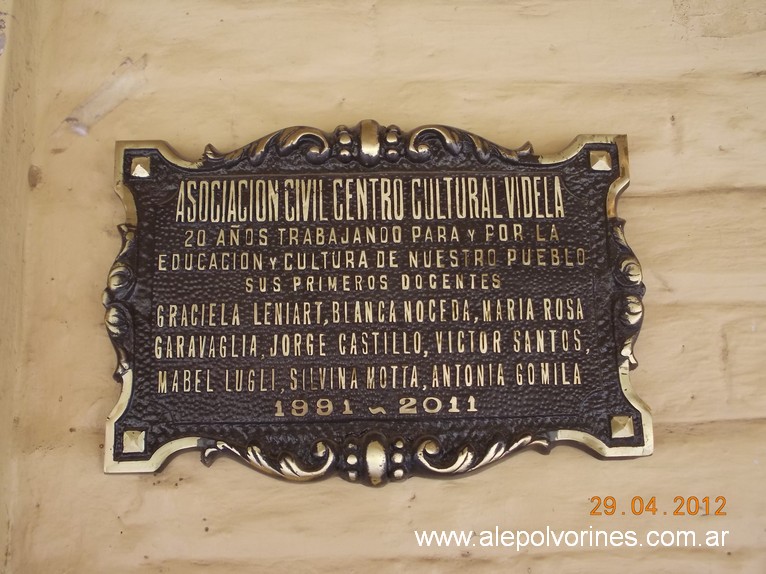 Foto: Estación Videla - Videla (Santa Fe), Argentina