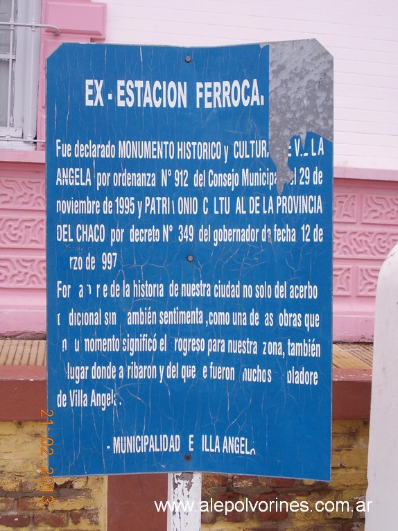 Foto: Estacion Villa Angela - Villa Angela (Chaco), Argentina
