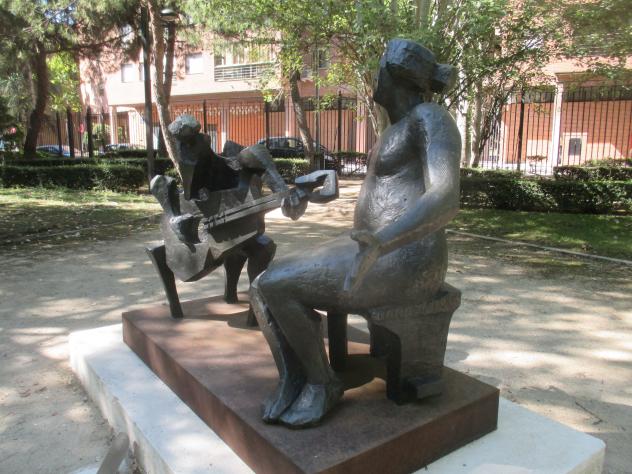 Foto: El Cante en el museo de esculturas - Leganés (Madrid), España