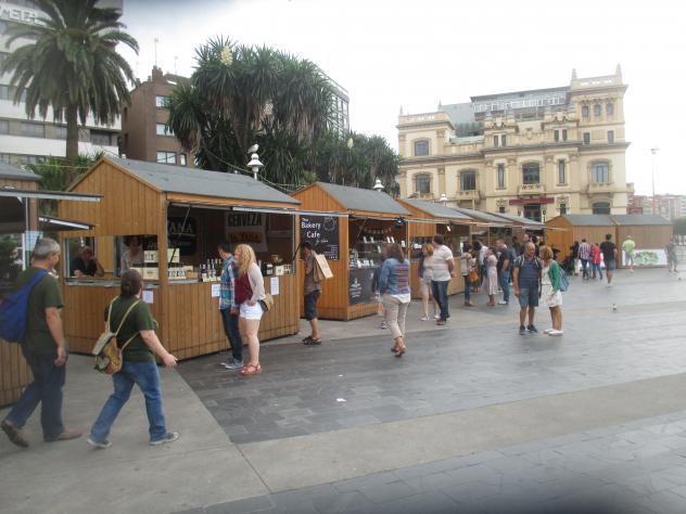 Foto: Casetas en la Feria de la Manzana - Gijón (Asturias), España