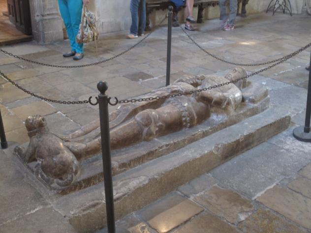 Foto: Sarcófago en la catedral - Burgos (Castilla y León), España