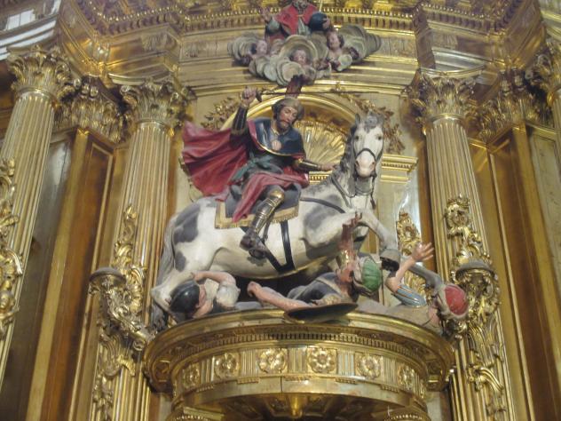Foto: Imagen de Santiago en el interior de la Catedral - Burgos (Castilla y León), España