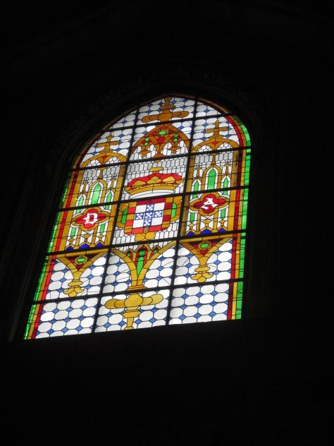Foto: Vitral en el interior de la catedral - Burgos (Castilla y León), España
