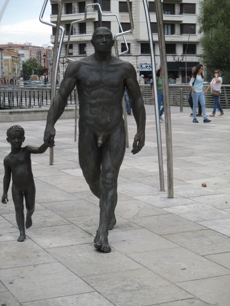 Foto: Escultura Camino de la evolución humana - Burgos (Castilla y León), España