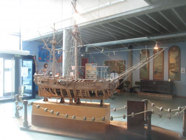 Foto: Maqueta en el museo Marítimo - Luanco (Asturias), España
