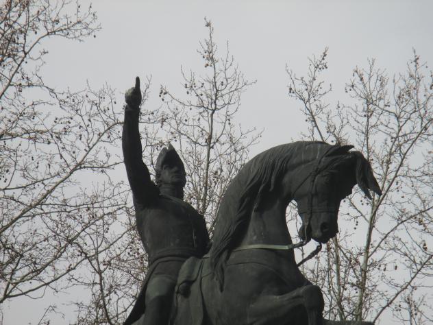 Foto: Monumento al General San Martín en el parque del Oeste - Madrid (Comunidad de Madrid), España