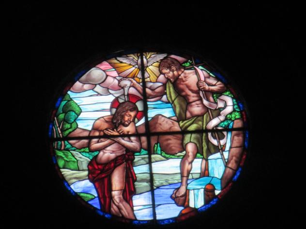 Foto: Vitral en San Juan Bautista - Atienza (Guadalajara), España