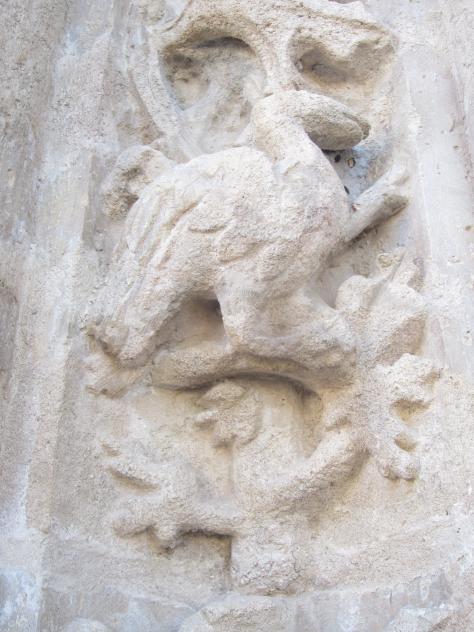 Foto: En la portada de la iglesia de San Andrés - Albalate de Zorita (Guadalajara), España