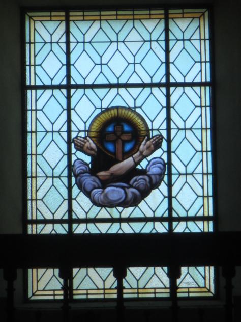 Foto: Vitral en el convento del Carmen - Pastrana (Guadalajara), España