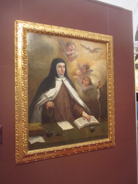 Foto: Santa Teresa de Jesús obra de 1717 de Paulus de Mattehi - Pastrana (Guadalajara), España