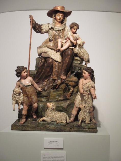 Foto: Talla del siglo XVIII de la Divina Pastora - Pastrana (Guadalajara), España