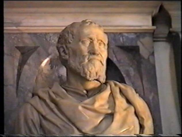 Foto: Busto de Miguel-Angel sobre su tumba - Florencia (Tuscany), Italia