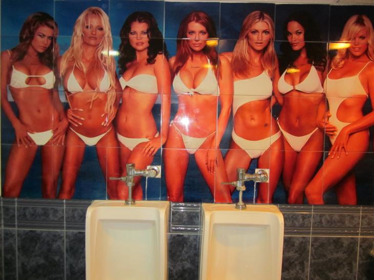 Foto: Urinarios de un Restaurant - Santiago (Región Metropolitana), Chile