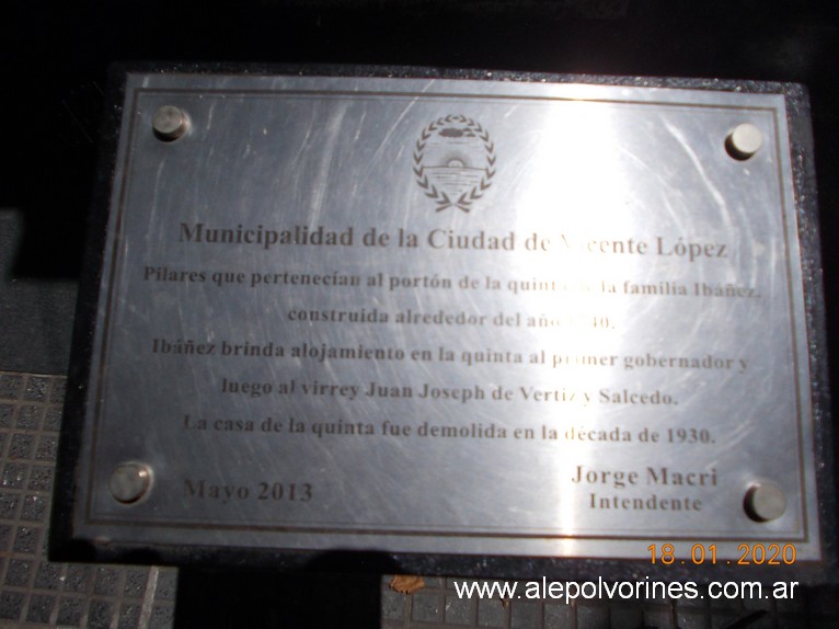 Foto: Pilares Historicos - Vicente Lopez (Buenos Aires), Argentina