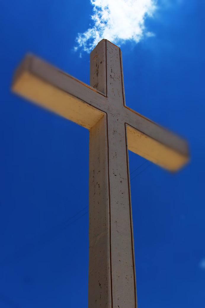 Foto: Cruz blanca - Ciudad de Oruro (Oruro), Bolivia