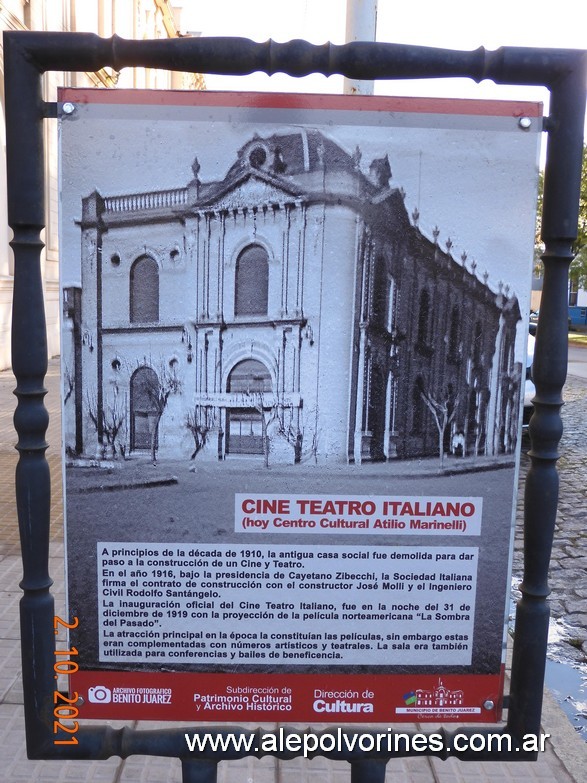 Foto: Benito Juarez - Cine Teatro Italiano - Benito Juarez (Buenos Aires), Argentina