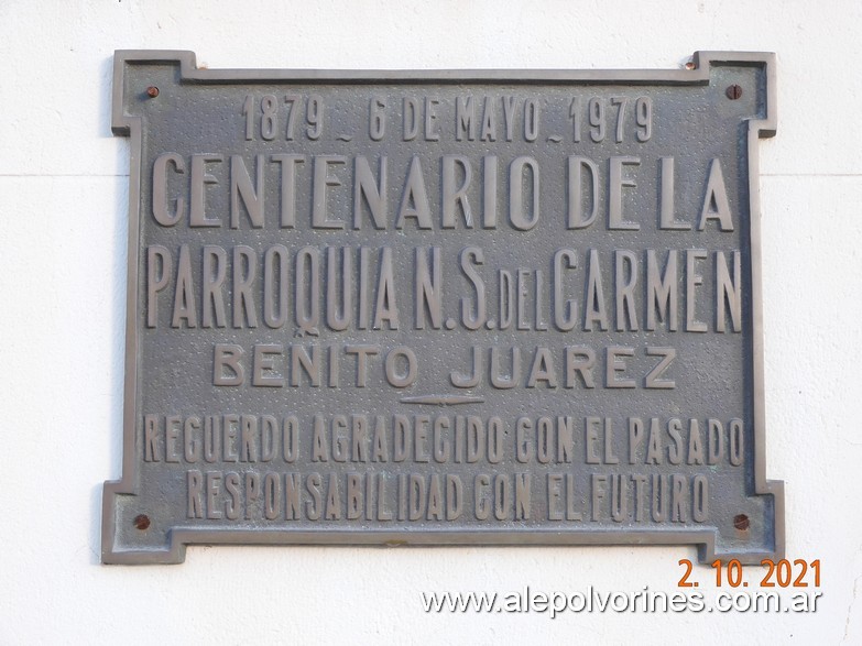Foto: Benito Juarez - Iglesia NS del Carmen - Benito Juarez (Buenos Aires), Argentina