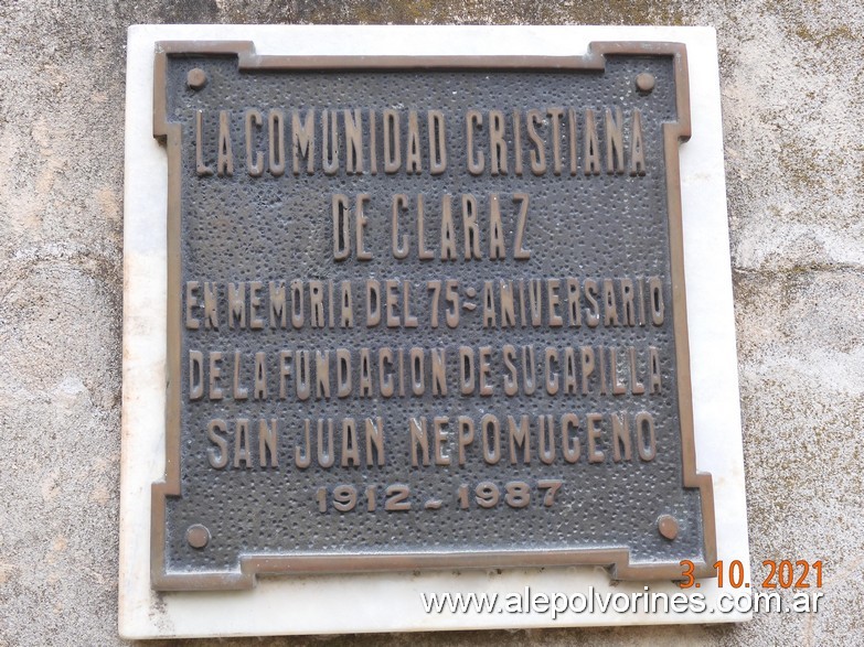 Foto: Claraz - Iglesia San Juan Nepomuceno - Claraz (Buenos Aires), Argentina