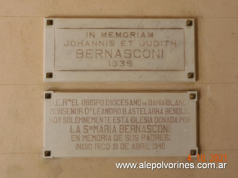 Foto: Indio Rico - Iglesia NS del Carmen - Indio Rico (Buenos Aires), Argentina