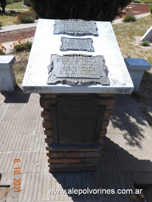 Foto: Teniente Origone - Homenaje a la Comunidad - Teniente Origone (Buenos Aires), Argentina