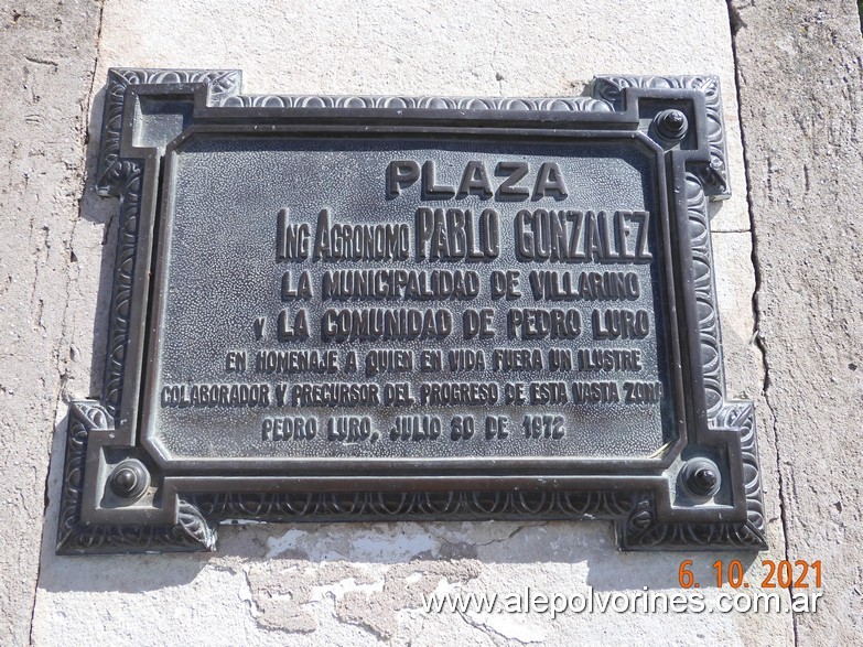 Foto: Pedro Luro - Plaza Ing Agronomo Pablo Gonzalez - Pedro Luro (Buenos Aires), Argentina