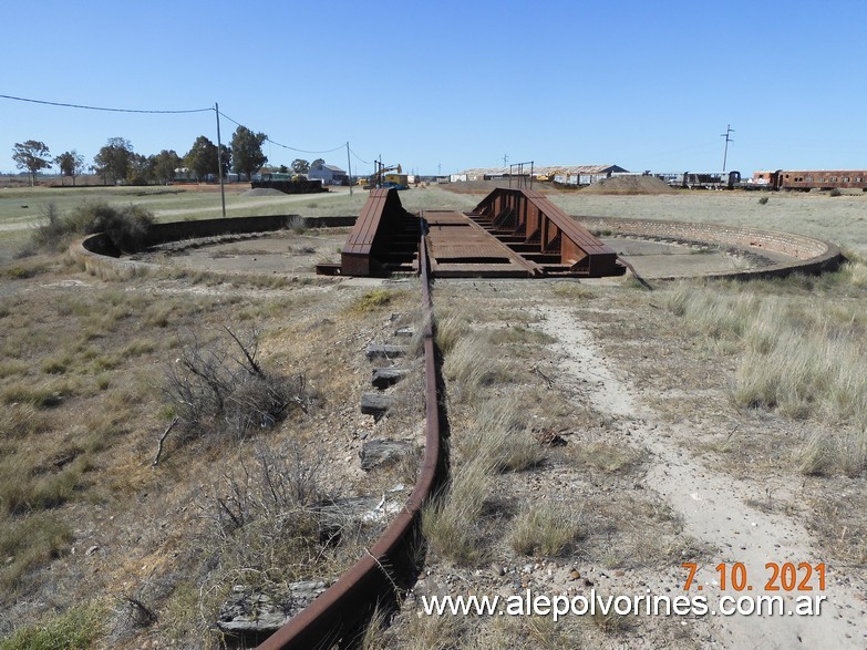 Foto: Estacion Viedma - Mesa Giratoria - Viedma (Río Negro), Argentina