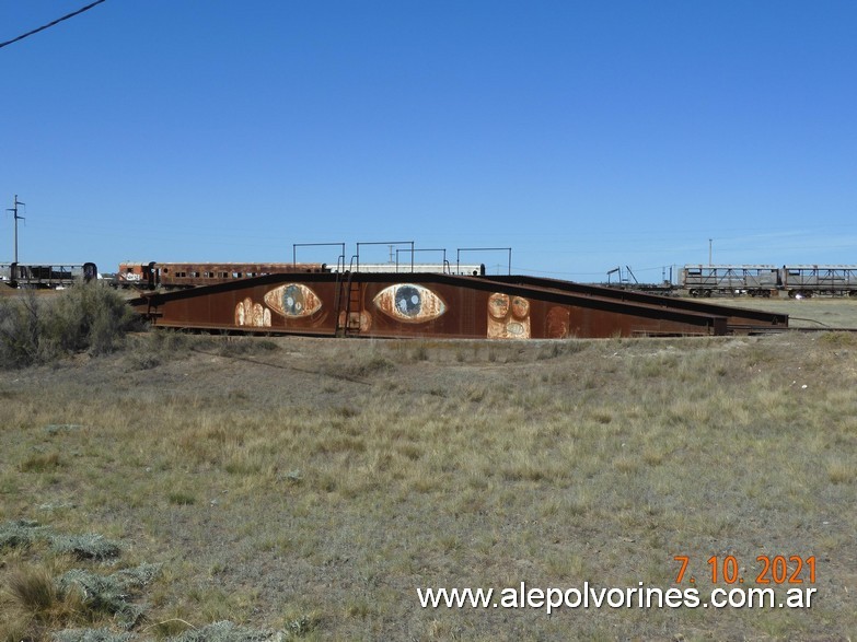 Foto: Estacion Viedma - Mesa Giratoria - Viedma (Río Negro), Argentina