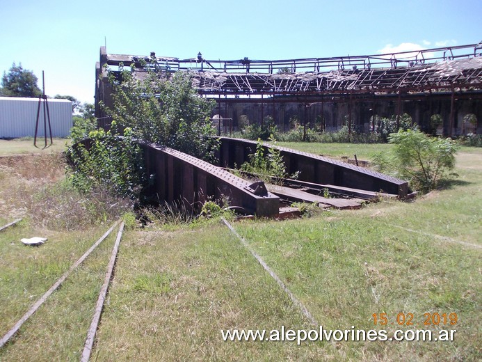 Foto: Estacion Corral de Bustos - Mesa Giratoria - Corral de Bustos (Córdoba), Argentina