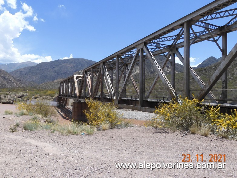 Foto: Puente FC Trasandino - Rio Mendoza - Km 55 - Potrerillos (Mendoza), Argentina