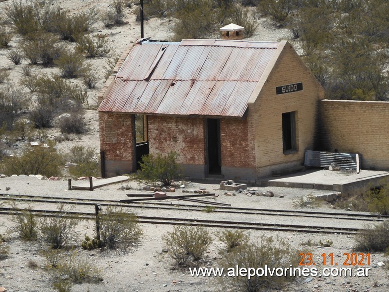 Foto: Estacion Guido (FC Trasandino) - Potrerillo (Mendoza), Argentina