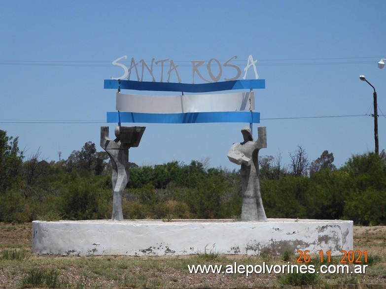 Foto: Acceso a Santa Rosa - Mendoza - Santa Rosa (Mendoza), Argentina